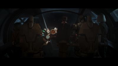 - [computer beeps]
- [starship whirring] - Star Wars: Skeleton Crew