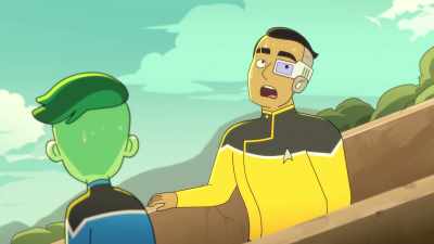 Computer, load environment 83. - Star Trek: Lower Decks