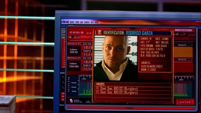 (computer trilling and beeping) - CSI: Miami