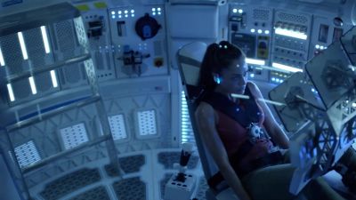 Computer voice: Stage
2 reentry in 5, 4... - The 100