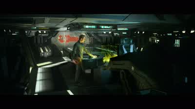 Computerized voice: Good morning, David. - Prometheus