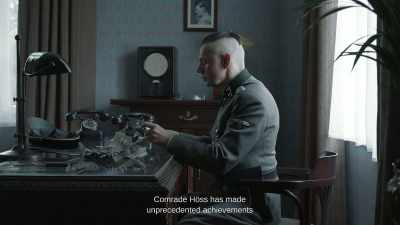 Comrade Höss has made
unprecedented achievements - The Zone of Interest
