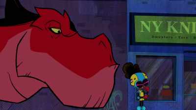(concerned yip) - Marvel's Moon Girl and Devil Dinosaur
