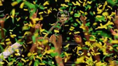 Confetti and a title. - Power of the Dream