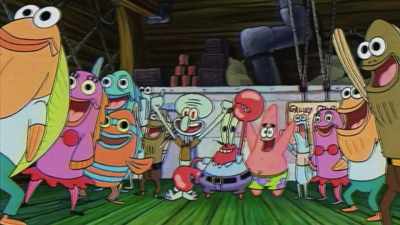 Confident in her abilities,
the young squirrel from Texas - SpongeBob DocuPants