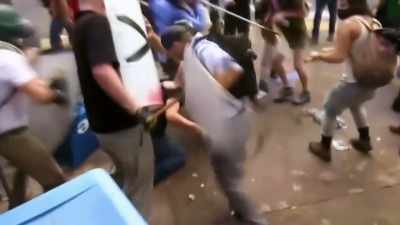 Confrontations
between White nationalists - Right to Offend: The Black Comedy Revolution
