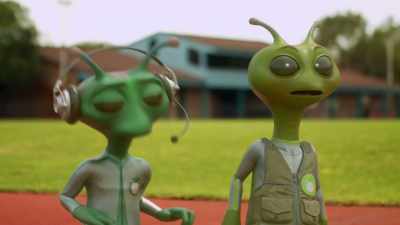 [confused questioning] - Alien TV