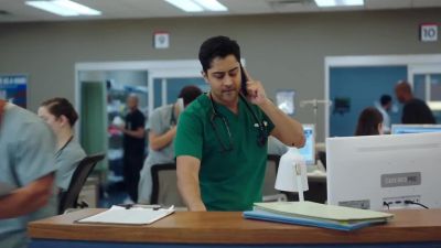 -CONRAD (on phone): I'm here.
-Eckart is six minutes out. - The Resident