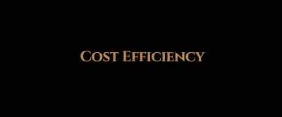 Consider the
function of cost efficiency. - Interreflections