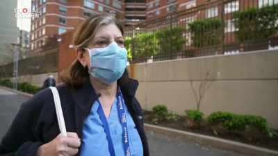 >> CONSIDERED HIGH-RISK AT 68
YEARS OLD, NEW YORK'S DR. JUDY - One World: Together at Home