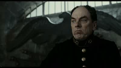 Constable CraneThis is a song that we have heard from you more than onceNow there are two courses open to meFirst I can let you cool your heels in the cellsuntil you learn respect for the dignity of my officeI beg pardonBut why am I the only one who sees - Sleepy Hollow