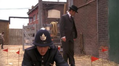 Constable Higgins, how are the
shoe impressions coming along? - Murdoch Mysteries