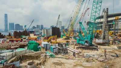 Constructing it on giant flexible pads - Ancient Engineering