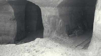 Construction work for the tunnel
began in early 1944 - Secret Nazi Ruins