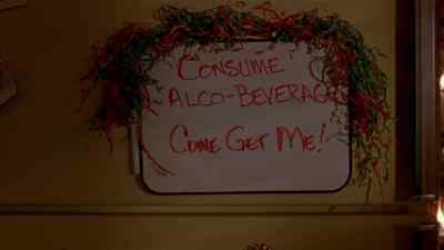 "Consume alco-beverage.
Come get me!" - Coneheads
