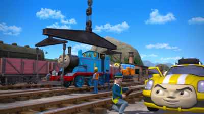 - Continent number two,
Thomas, - Thomas & Friends: Big World! Big Adventures! The Movie