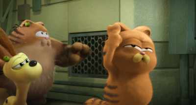 Continue through
and locate the air vent - The Garfield Movie
