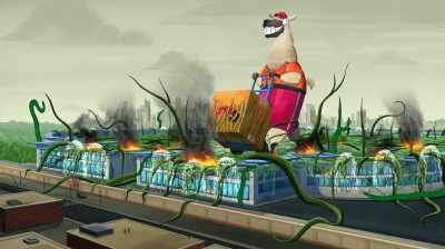"continue to work for a monster." - Aqua Teen Forever: Plantasm