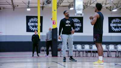 [continues off screen] I throw so much
at him because he can handle it, - Destination NBA: A G League Odyssey