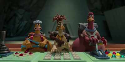 -[control panel beeping]
-Oh, look. - Chicken Run: Dawn of the Nugget