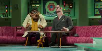 [control panel beeps] - Chicken Run: Dawn of the Nugget