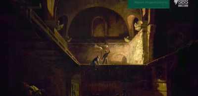 Converted into a barn
in the Middle Ages - Roman Megastructures