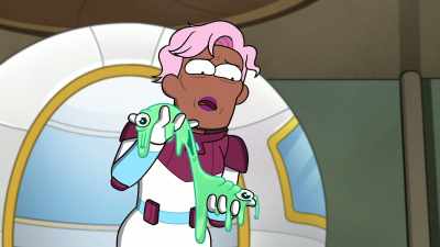 Cookie is a creature
of the cosmos - Big City Greens the Movie: Spacecation