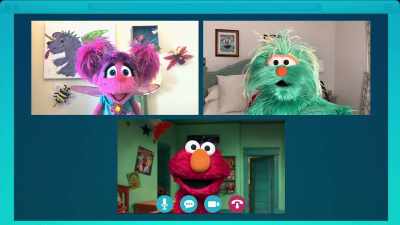 - Cookie Monster and Gonger, - Sesame Street: Elmo's Playdate