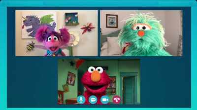 - Cookie Monster,
you can't eat the blender! - Sesame Street: Elmo's Playdate