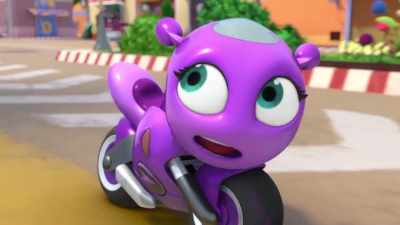 - Cool bike stuff?
- Come on, Toot. - Ricky Zoom