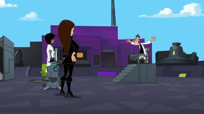-Cool.
-[Doofenshmirtz] I know, huh? - Phineas and Ferb