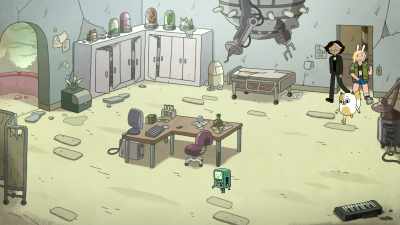Cool lab, BMO,
but where's the Princess? - Adventure Time: Fionna & Cake