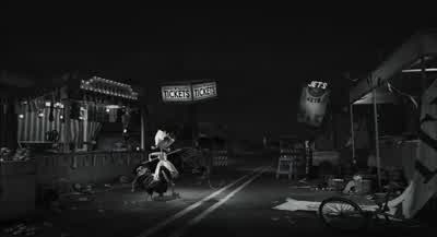 Help! Get back! Stay away from us! - Frankenweenie