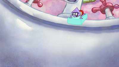 Cool spaceship. - SpongeBob SquarePants Presents The Tidal Zone