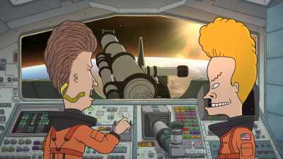 - Cool, yeah. Heh heh.
Maybe we'll see some fire. - Beavis and Butt Head Do the Universe