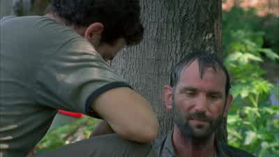 Cooling you down, huh? - The Walking Dead