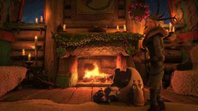 (COOS SOFTLY) - How to Train Your Dragon: Snoggletog Log