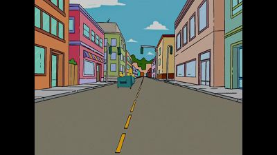 Cops. Act natural. - The Simpsons