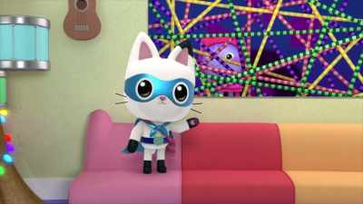 [cord twangs] - Gabby's Dollhouse