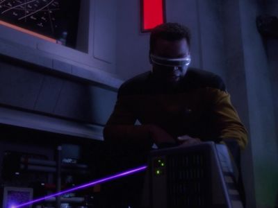 Core transfer is engaged. - Star Trek: The Next Generation