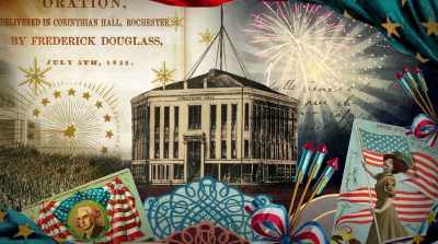 Corinthian Hall
in Rochester, New York. - Frederick Douglass: In Five Speeches