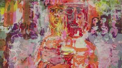 Corita's early work
is very biblical, - Rebel Hearts