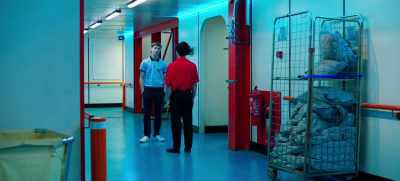 -[Cormac] No. It's a high five.
-[Rosie] It's two hands praying. - Wreck
