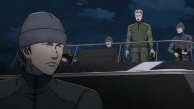 Corner him in the tributary.
Don't let him get away! - LUPIN THE 3rd vs. CAT'S EYE
