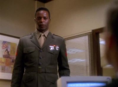 Corporal Fletcher from
the provost marshal's office - JAG