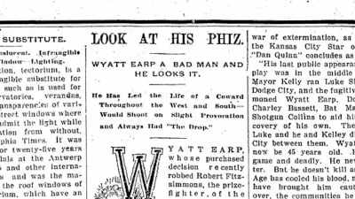 Corral went on for months, - Jews of the Wild West