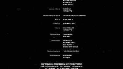 - Cosa?
- Perduti, okay? Datti pace. Ho un piano. - Deep Rising