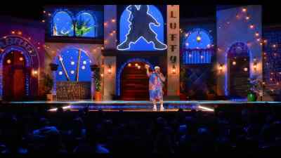 Couches were flipped over,
cushions were thrown down, - Gabriel Iglesias: Legend of Fluffy