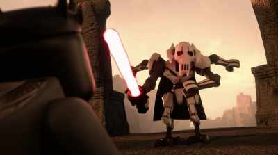 -(COUGHING AND LAUGHING)
-(GRUNTS) - Lego Star Wars Terrifying Tales