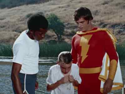 [coughing] - Shazam!